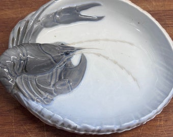 ヴィンテージ ロイヤル コペンハーゲン 磁器ボウル ロブスター付き