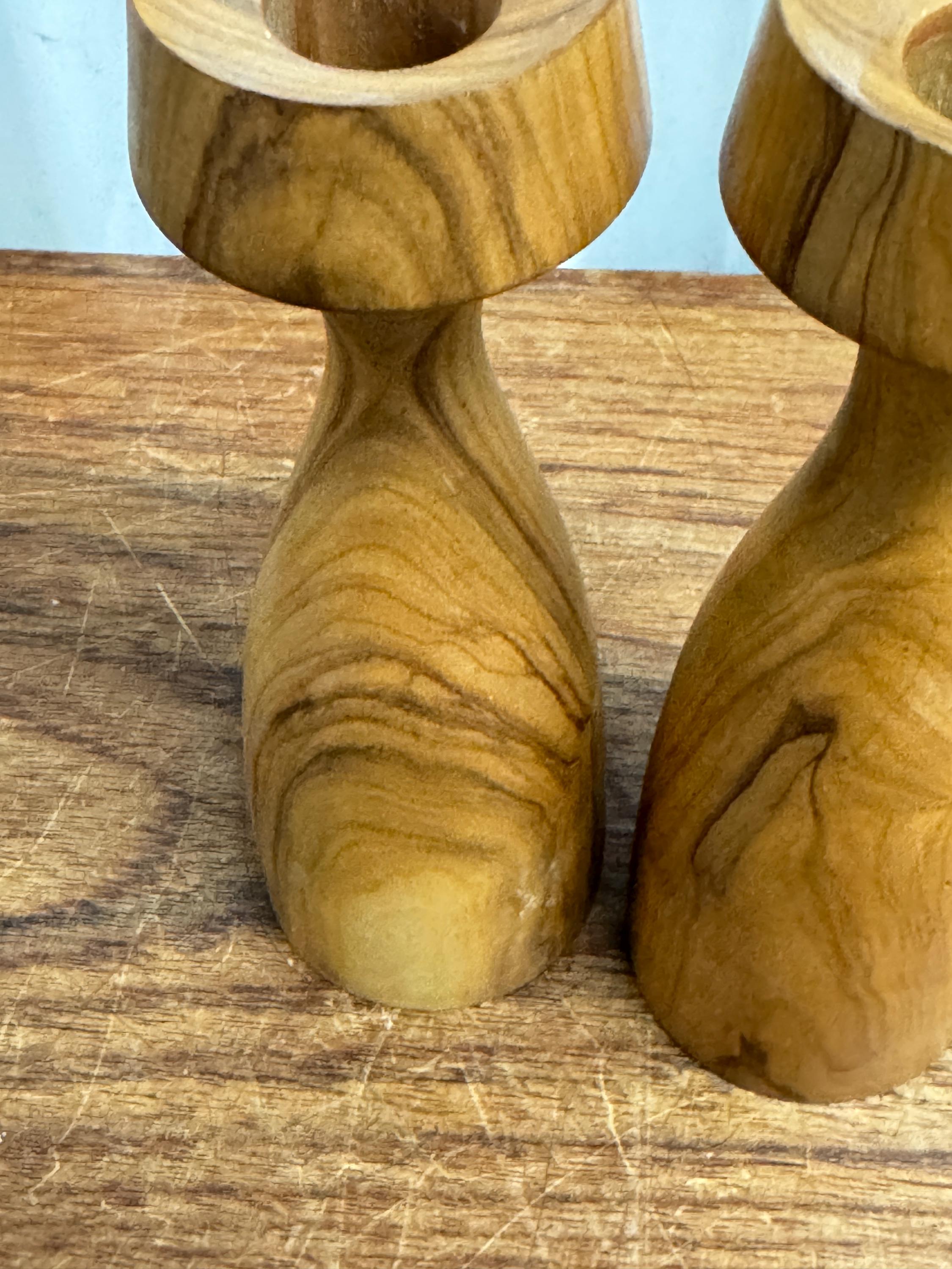 ヴィンテージ ミッドセンチュリー デンマーク製チーク材キャンドル