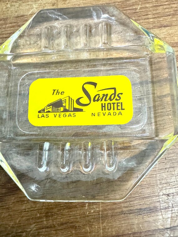 Vintage 1960s Sands Hotel Casino Rat Pack Era Ashtray