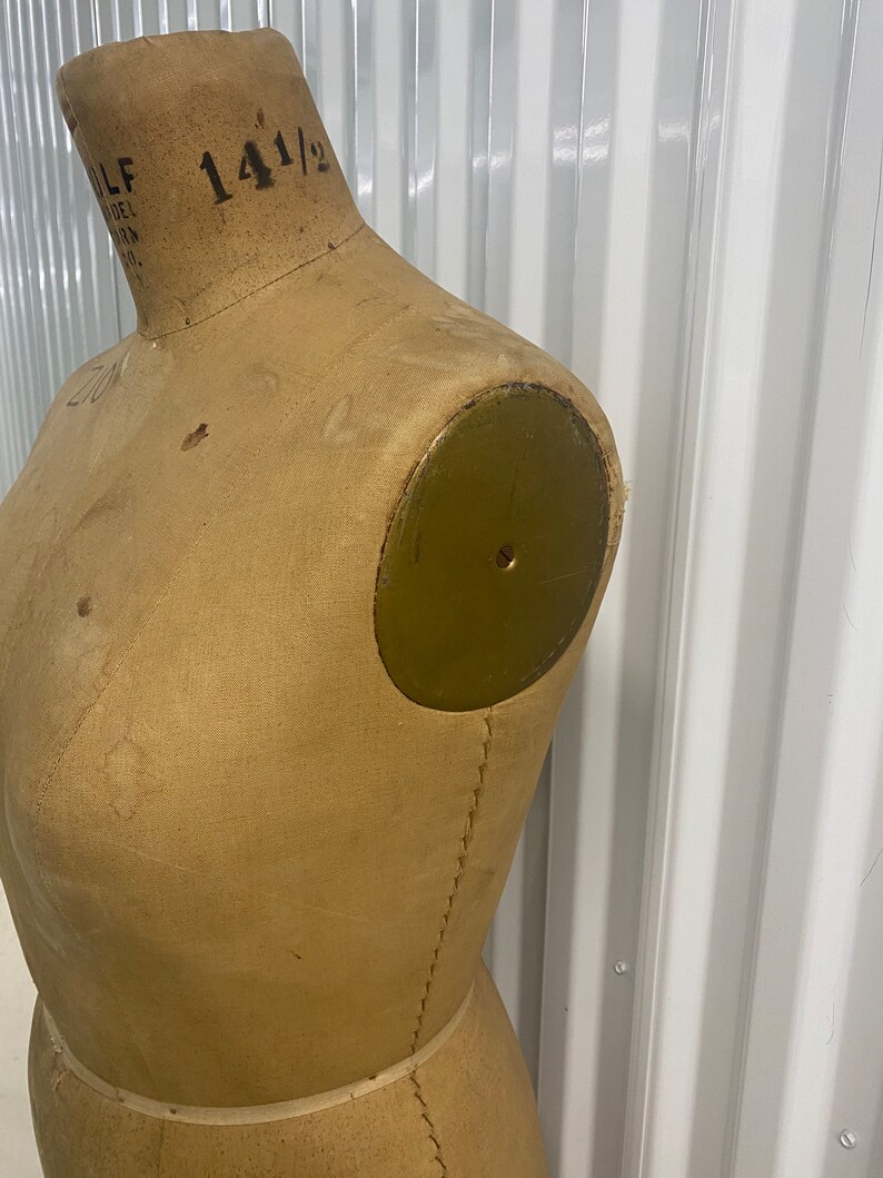 Vintage 1969 Wolf Model Form Dress Mannequin Size 14 1/2 Etsy