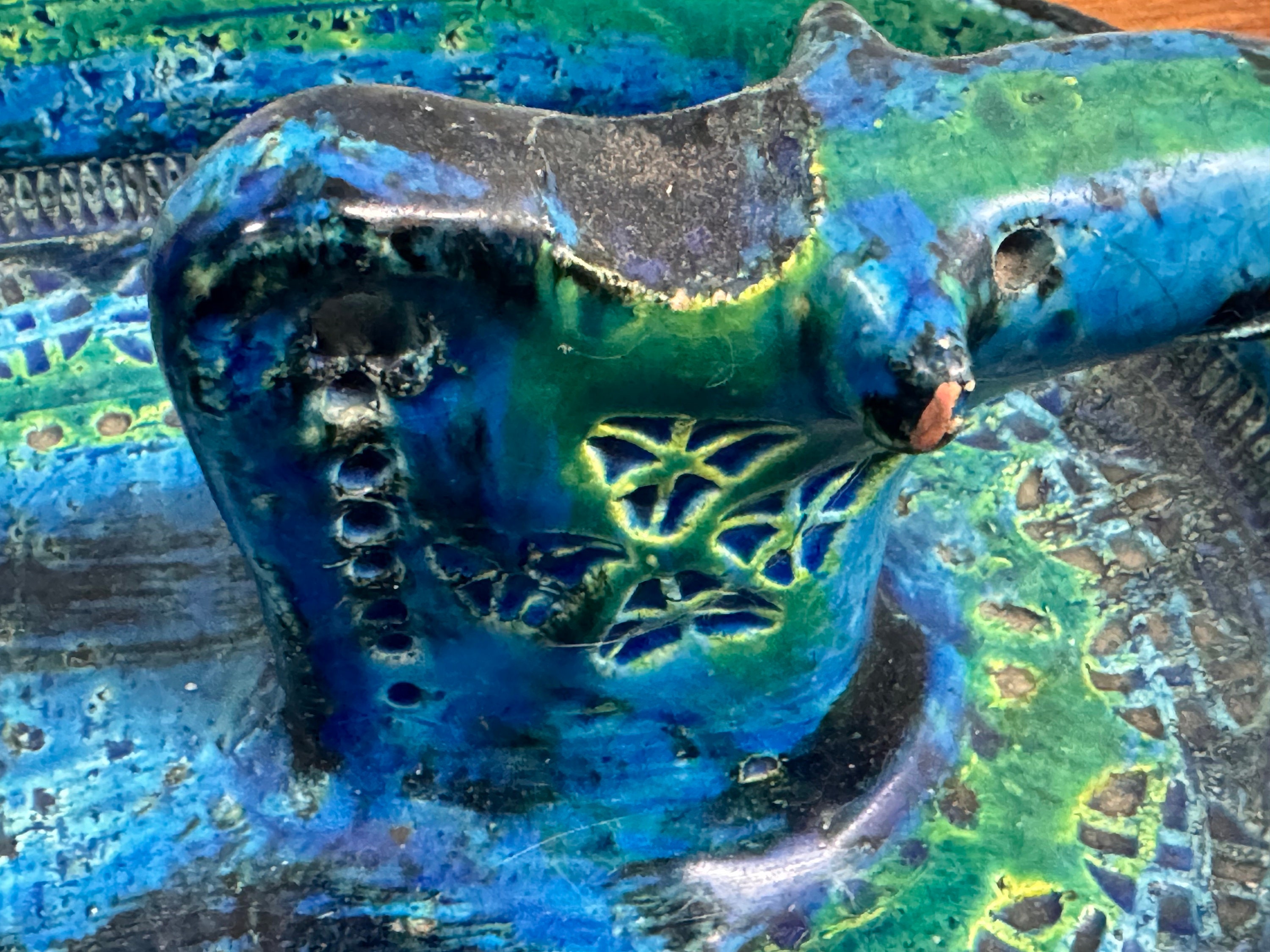 ビトッシ リミニ ブルー ロンディ デザイン ダブル ホース