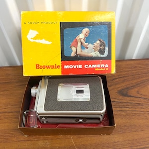 Vintage Brownie Model 2 8mm Movie Camera W/ Box