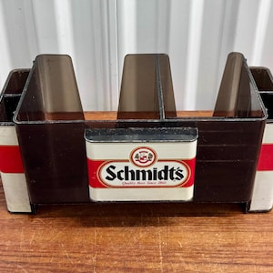 Mid Century Vintage Schmidts Beer Bar Serviettenhalter