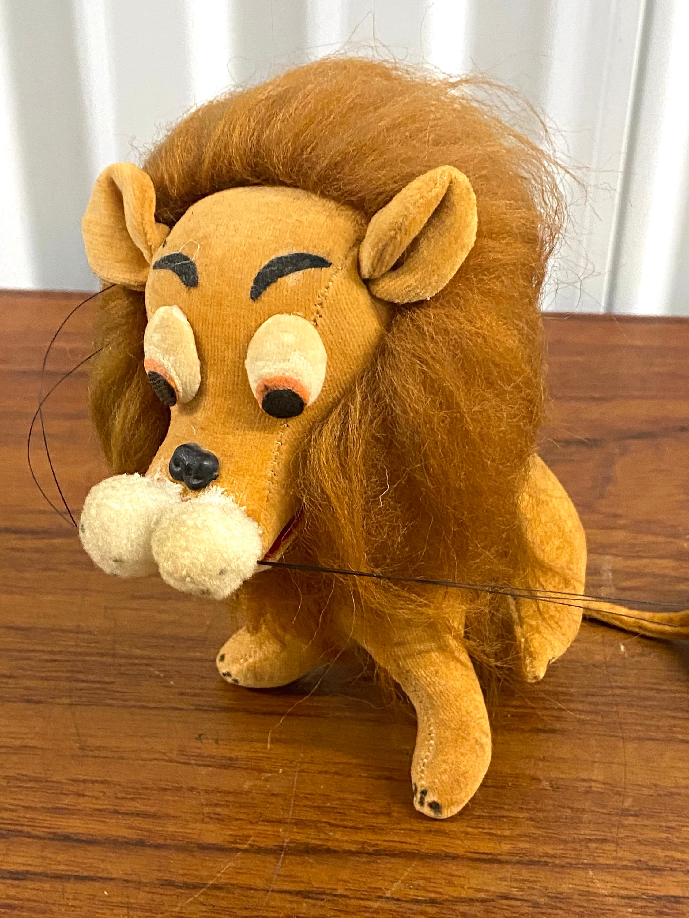 1950's Stuffed Lion - Etsy