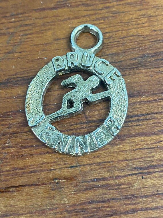 Rare 1970s Vintage Bruce Jenner Necklace Pendant … - image 2