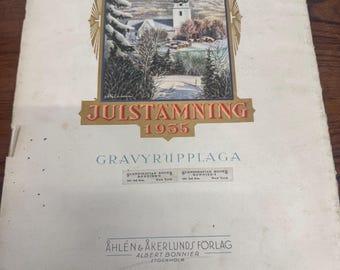 Edición de 1935 de la revista sueca de arte navideño Julstämning.