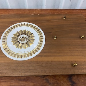 Vintage Mid Century George Briard Wooden Serving Tray