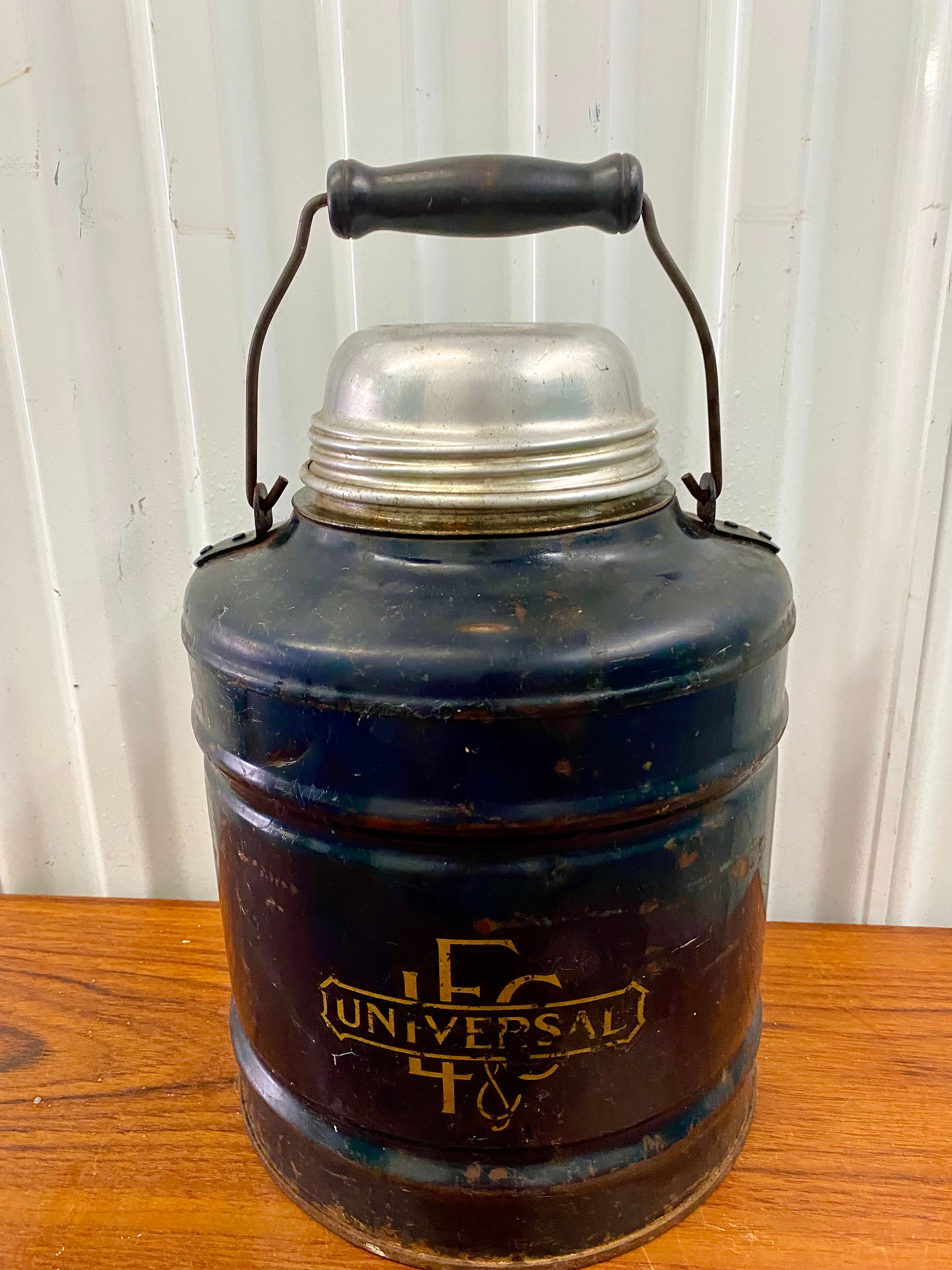 Vintage Stanley Metal Water Jug Cooler Made In USA,Camping,Industrial