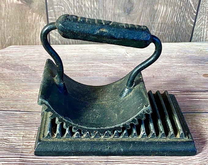 Antique Patent 1866 Geneva Hand Fluter / Fluting or Pleat Iron Cast