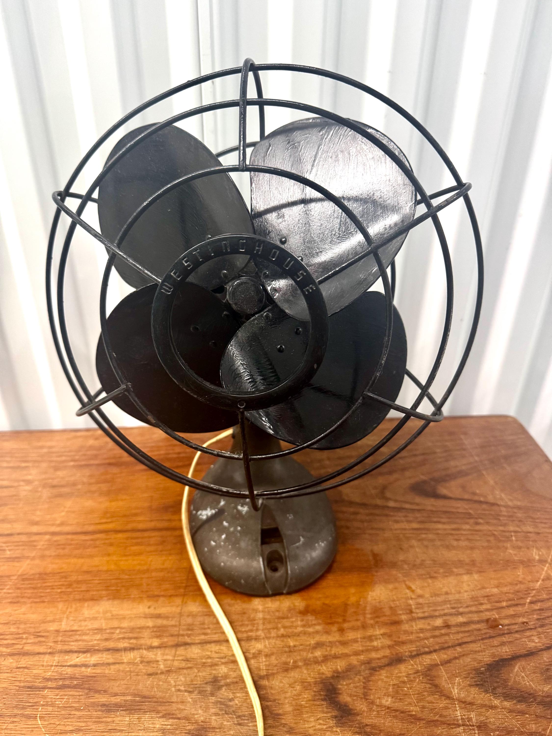 Vintage Westinghouse Oscillating Fan - Etsy