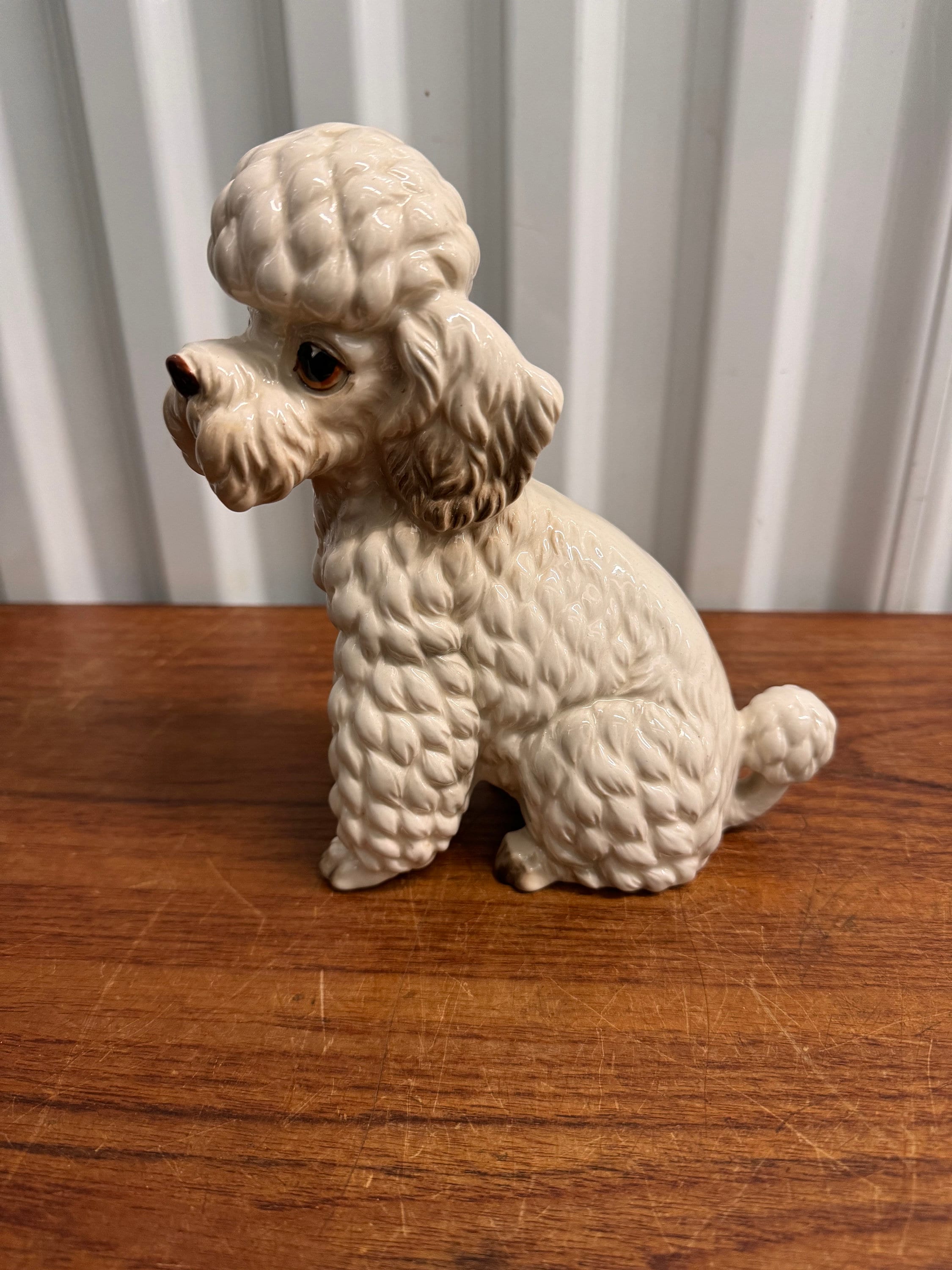 Vintage Mid Century Leftob Ceramic Poodle Figurine Japan - Etsy