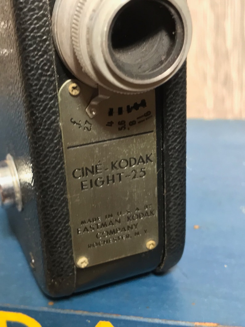 Vintage 1930/'s Kodak Cine Eight 25 8mm Film Movie Camera