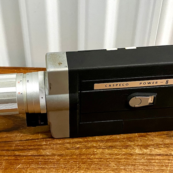 Seltene Vintage Caspeco Power 8 Filmkamera