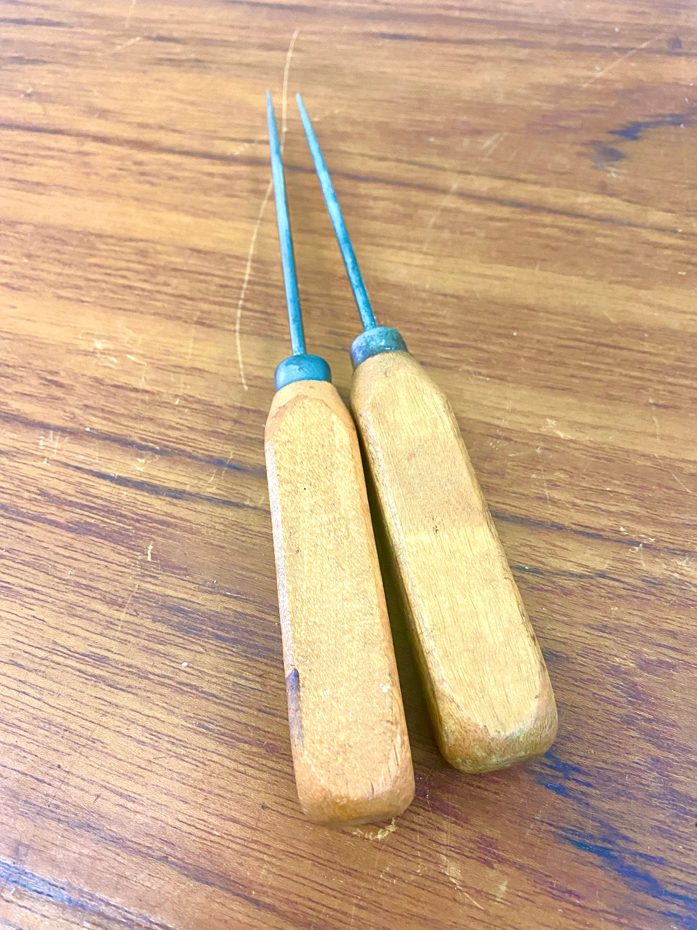 Ice Pick Stainless Steel, Ice Picks For Breaking Ice,with Wood