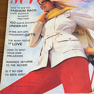 Seventeen Magazine December 1970 Leone James Cover Fashion Race Great Ads