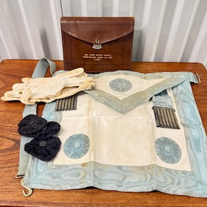 Vintage Masonic Aprons - Etsy