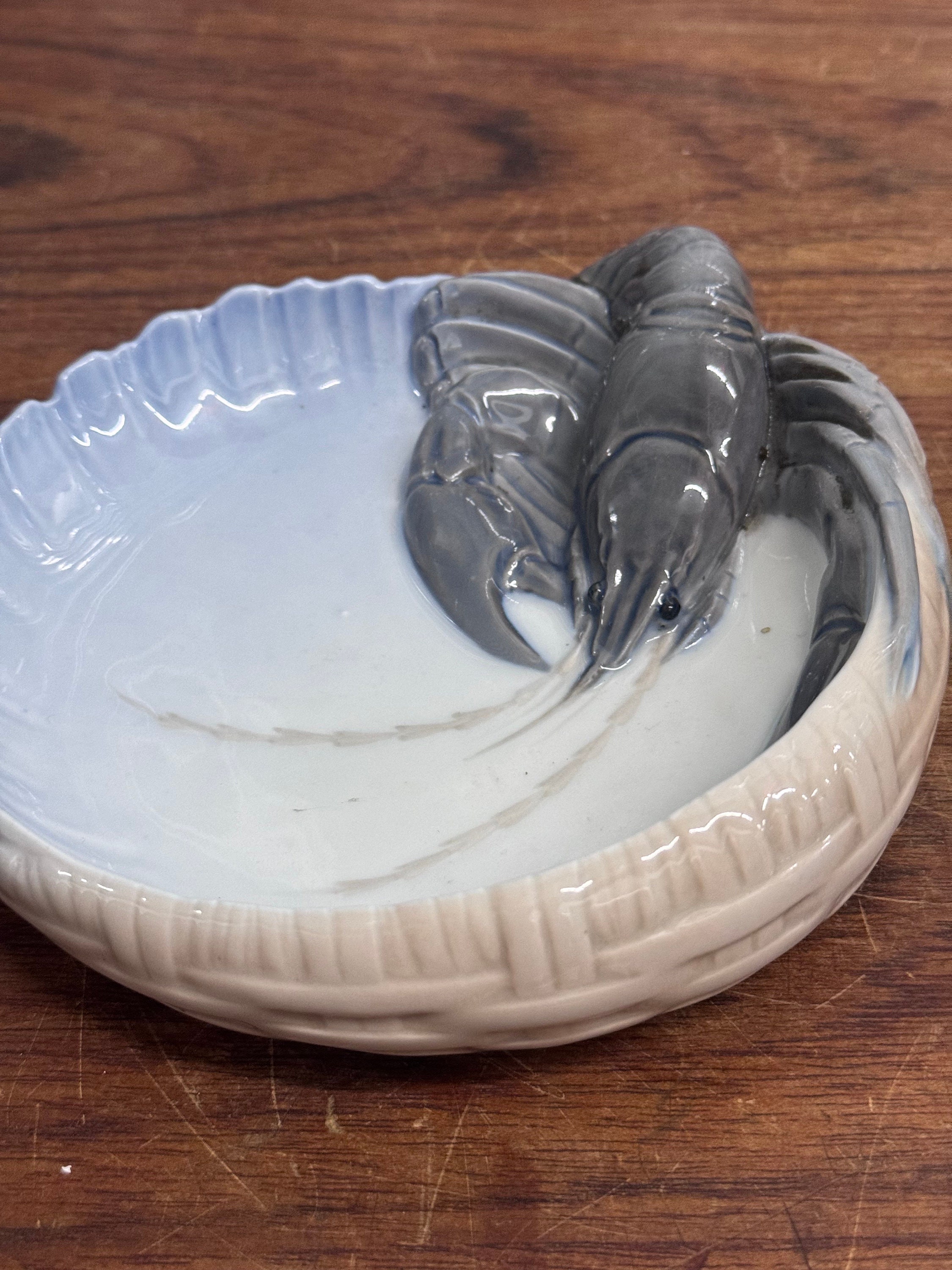 ヴィンテージ ロイヤル コペンハーゲン ロブスター ボウル デザイン