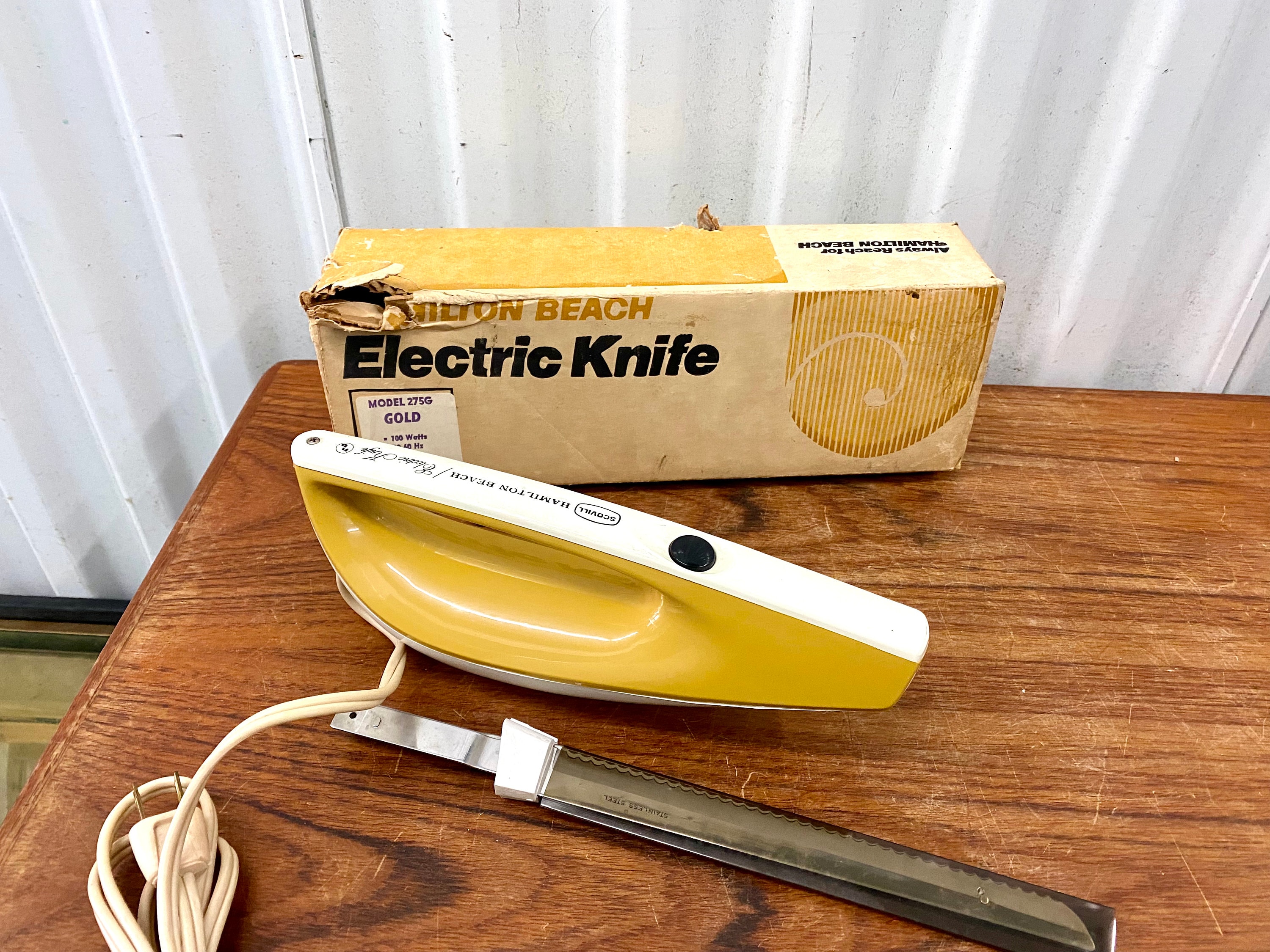 Vintage Mid Century Hamilton Beach Electric Knife Model 275 Etsy