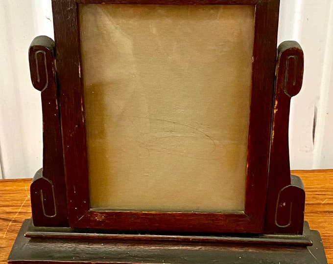 Antique Art Deco Style Wooden Picture Frame Tilt Swing Frame Etsy