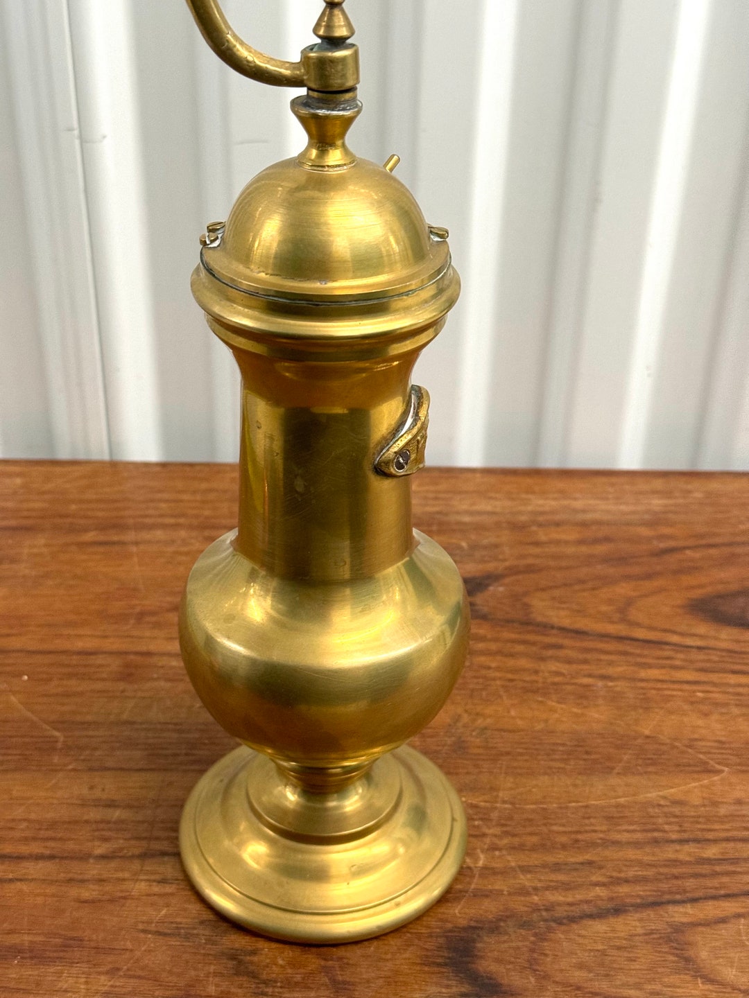 Large 1950s Vintage Italian Solid Brass Pepper Mill Etsy