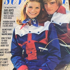 Vintage March 1971 Seventeen Magazine - Teen Fashion