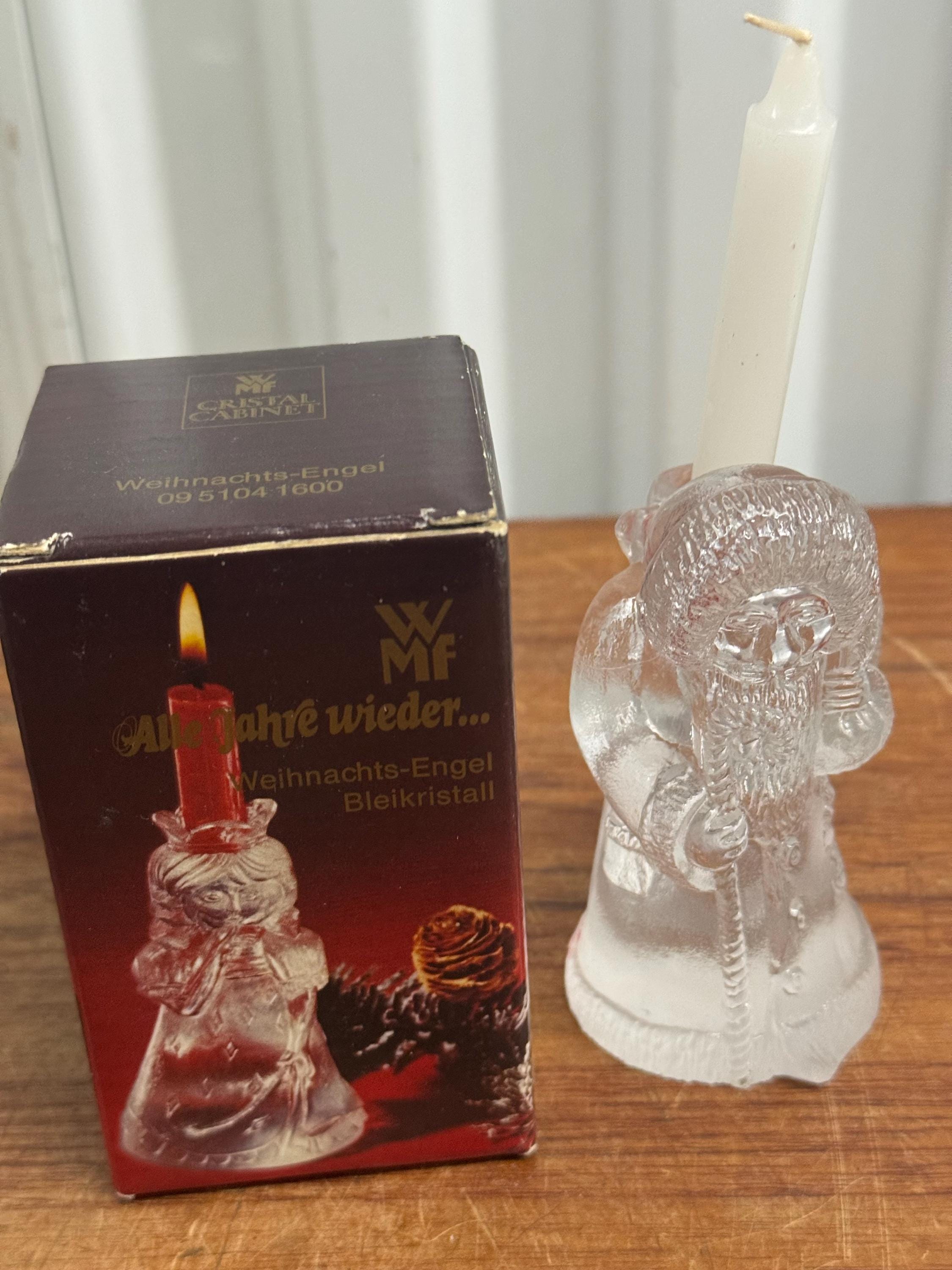 WMF クリスタル クリスマス エンジェル サンタ キャンドルホルダー