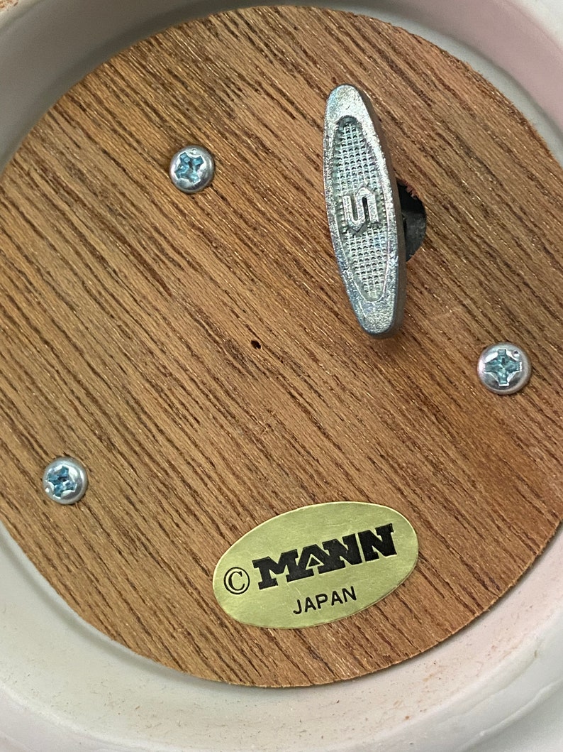 Vintage Siamese Cat & Kitten Music Box Mann Japan Hand Etsy