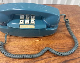 Vintage Western Electric Teal Blue Princess Telephone