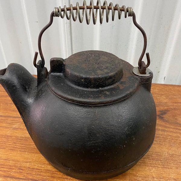 Cast Iron Kettle Etsy