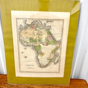 Antique 1829 A Finley Map Of Africa