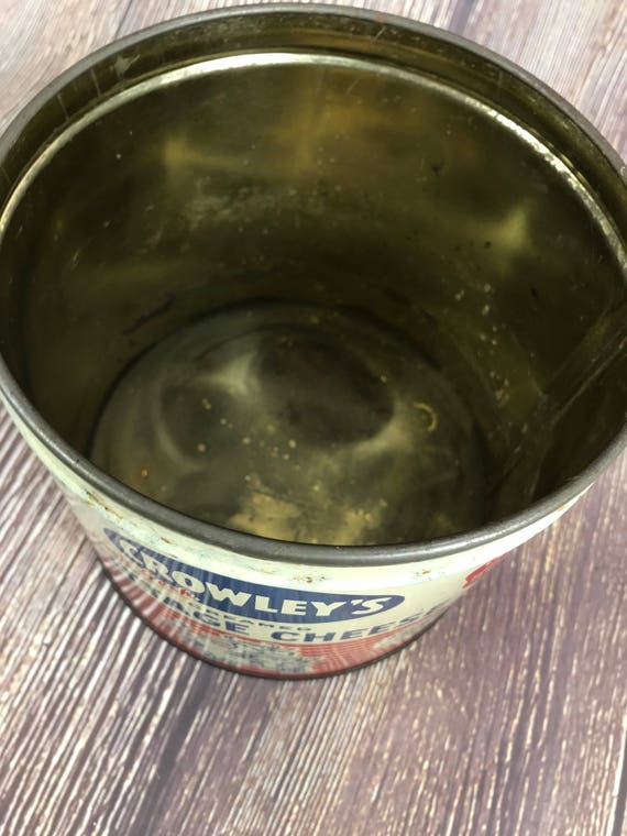 Vintage Crowley S Dairy Creamed Cottage Cheese 5llb Metal Etsy