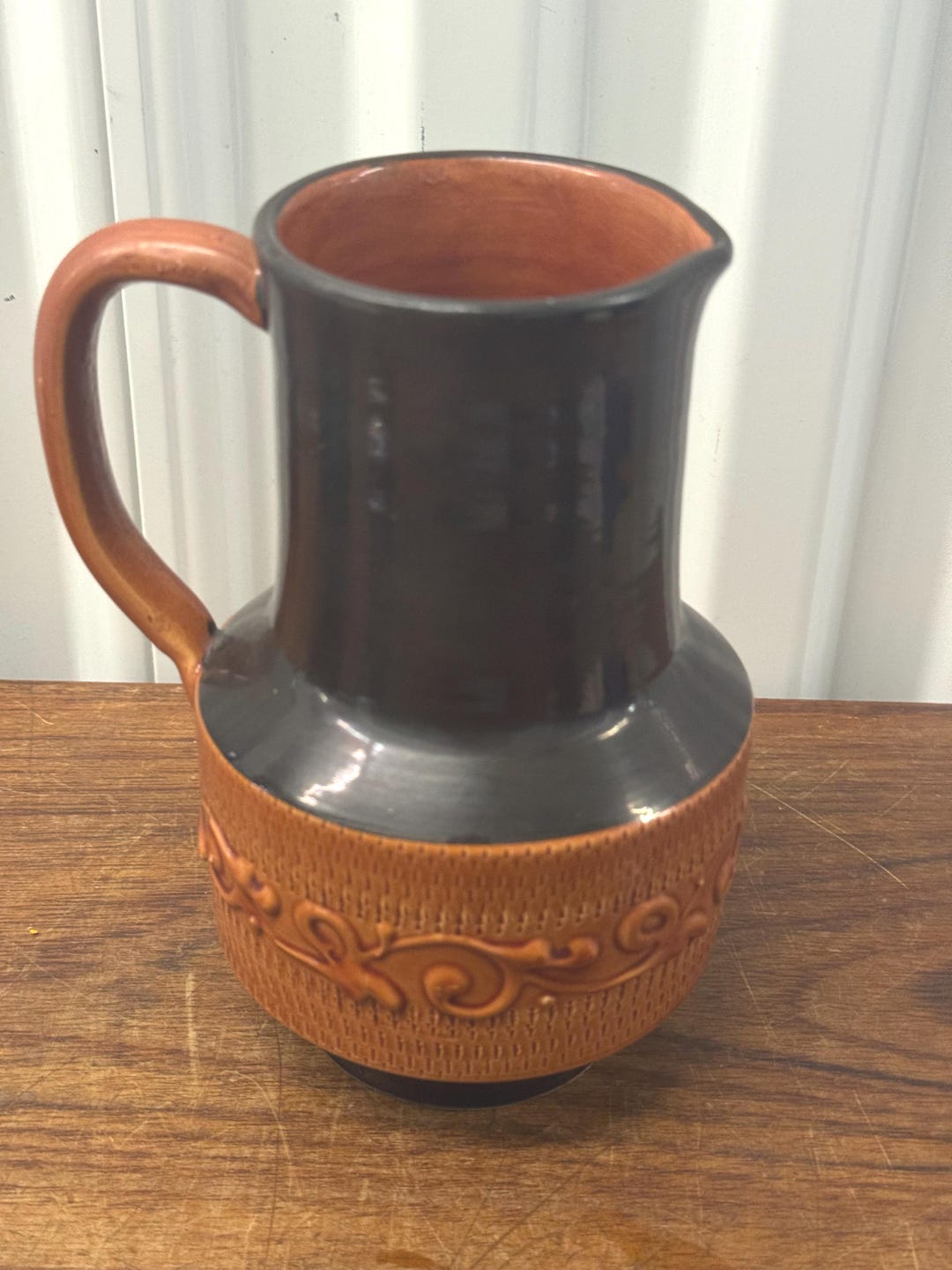 Vintage Mid Century Italian Pottery Jug Pitcher - Etsy