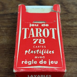 Carte dei Tarocchi francesi vintage Heron Jeu De Tarot