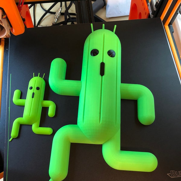 Final Fantasy Cactuar/Giant Cactuar 3D-Printed figures