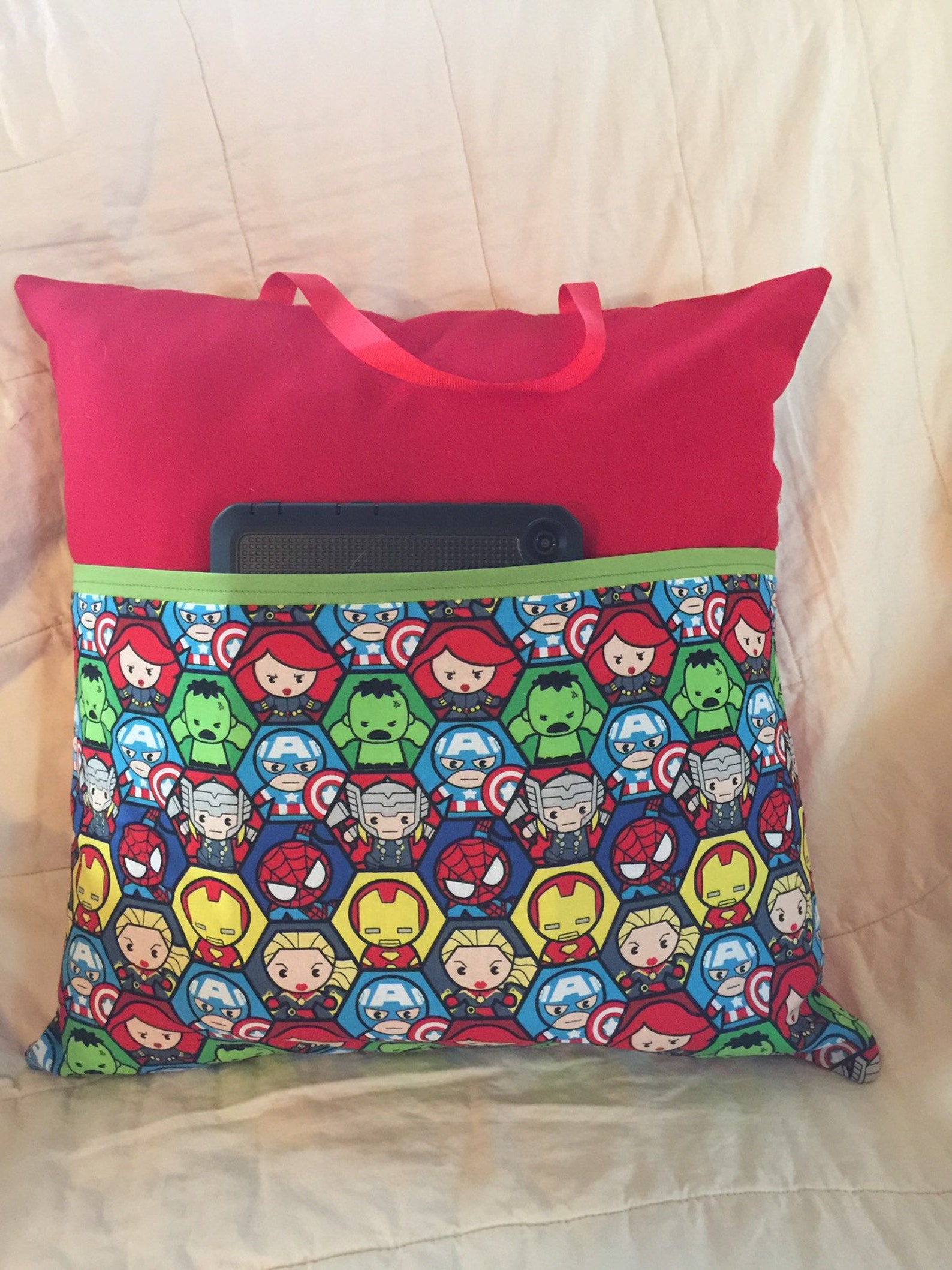 Reading pillow cover / pocket pillow cover Etsy