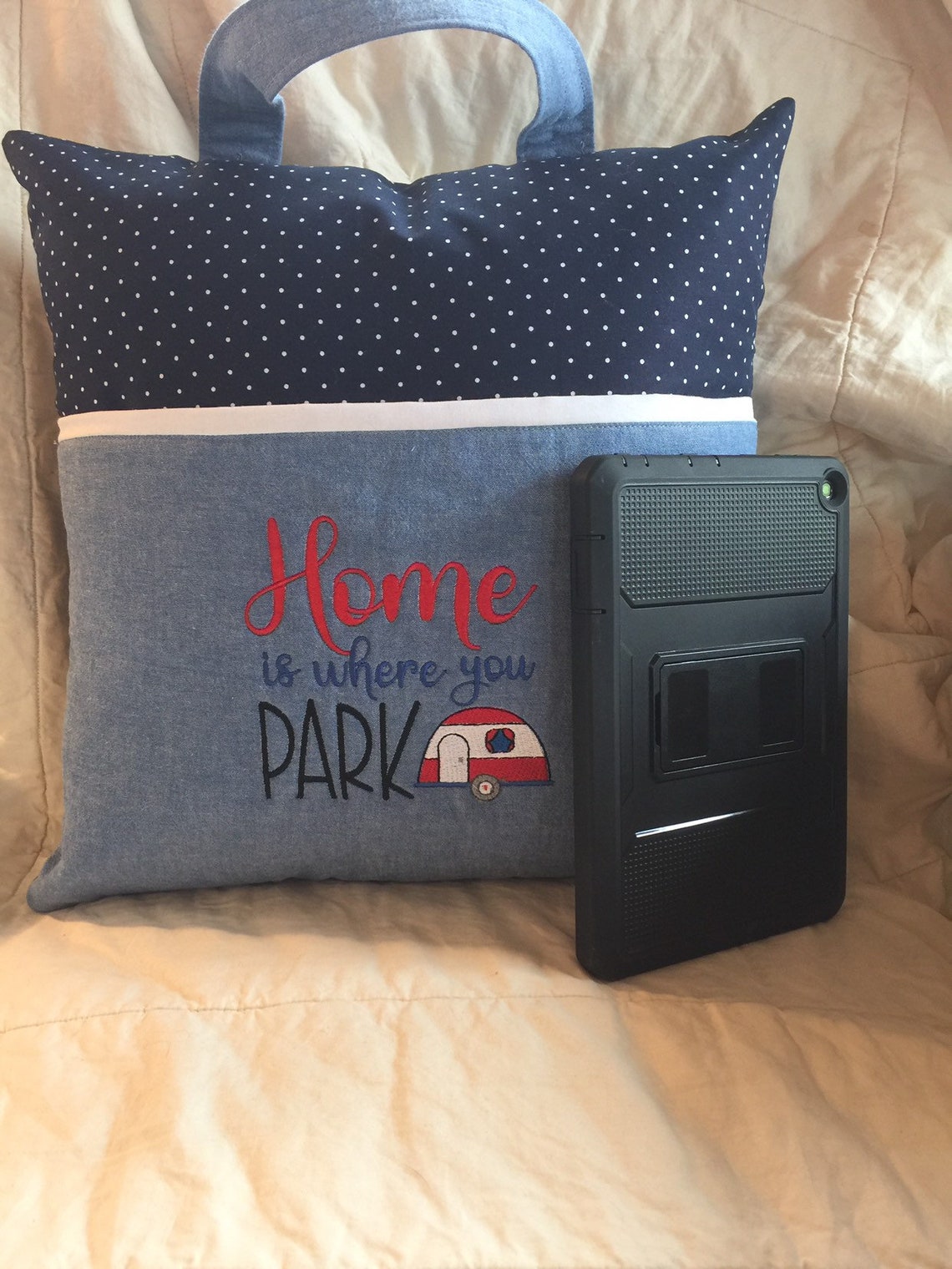 Reading pillow cover / pocket pillow cover Etsy