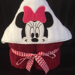 Hooded towel girl mouse