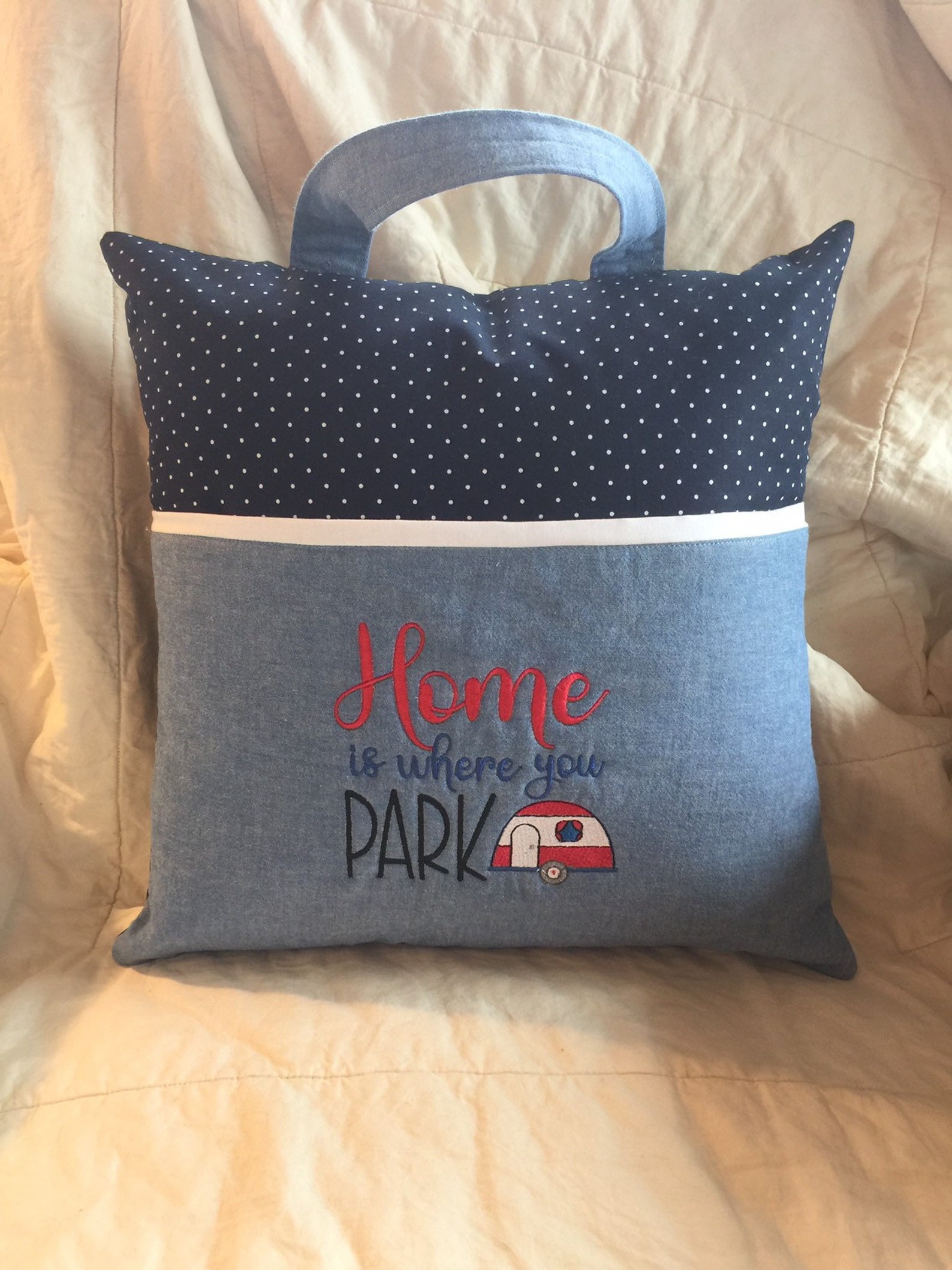 Reading pillow cover / pocket pillow cover Etsy