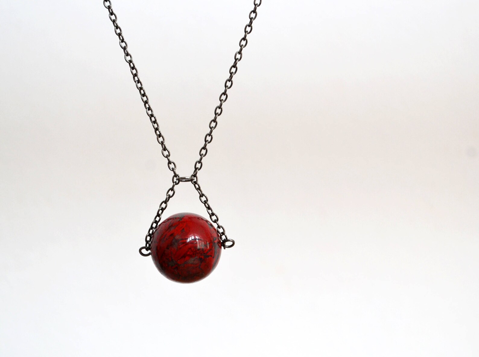 Gemstone Mens Necklace for Men Minimal Necklace Geometric Etsy