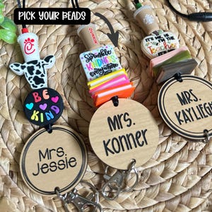Custom Teacher Lanyard, Personalized Lanyard, DIY lanyard, Silicone lanyard, Back to school, Teacher ID, Teacher Lanyard