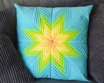 Fancy Folded Star Pillow,  A Pillowcase PDF Sewing Pattern