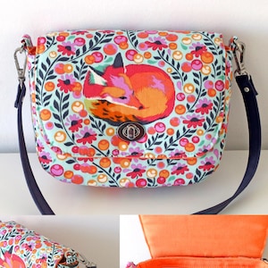 Crossbody Bag Schnittmuster - Handtasche - Kindertasche - Milan Mini Bag - PDF Schnittmuster