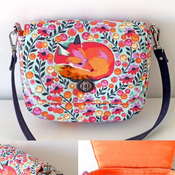 Crossbody Bag Pattern - Handbag - Kid's Bag - Milan Mini Bag - PDF Sewing Pattern