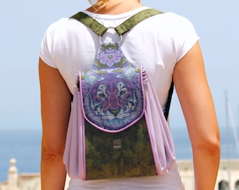 Chic Handbag Backpack PDF Pattern – Pretty Bag with Drawstring Closure – Comfortable Stylish Rucksack – Batala Backpack