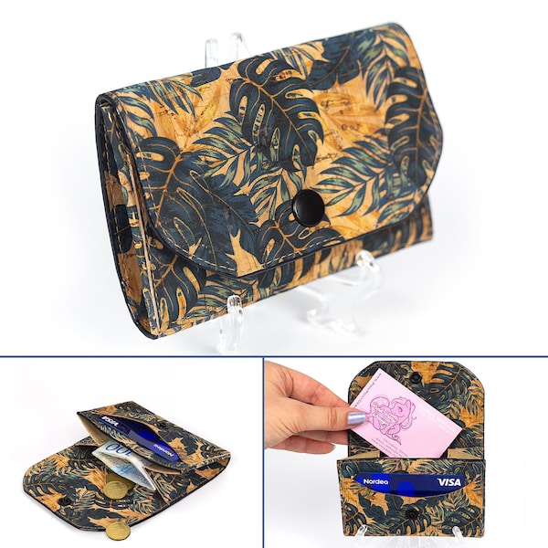 Sendai Wallet, Mini Card Wallet Sewing Pattern, PDF Sewing Pattern