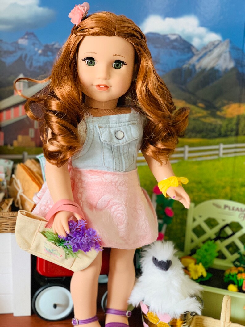 American Girl nanea Pet Set-ORIGINALE vedi descrizione