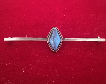 Antique Butterfly Wing Bar Brooch