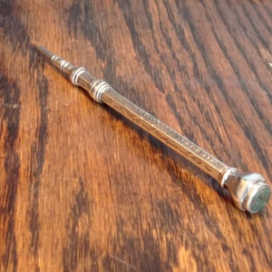 Antique Sterling Silver Retractable Pencil - Thomas Henry Vale- Birmingham 1900