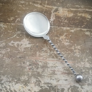 Antique Marius Hammer 830 Silver Tomato Spoon - Vintage Norwegian Silver
