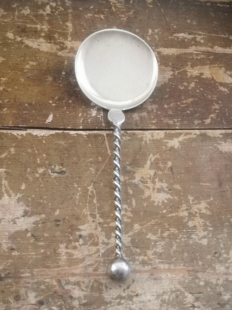 Antique Marius Hammer 830 Silver Tomato Spoon Vintage Norwegian Silver